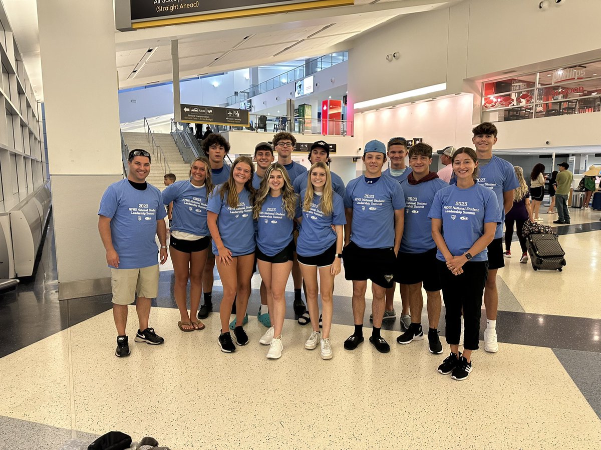 The 2023 National Student Leaders are off to Indy! #2023NSLS #NFHS