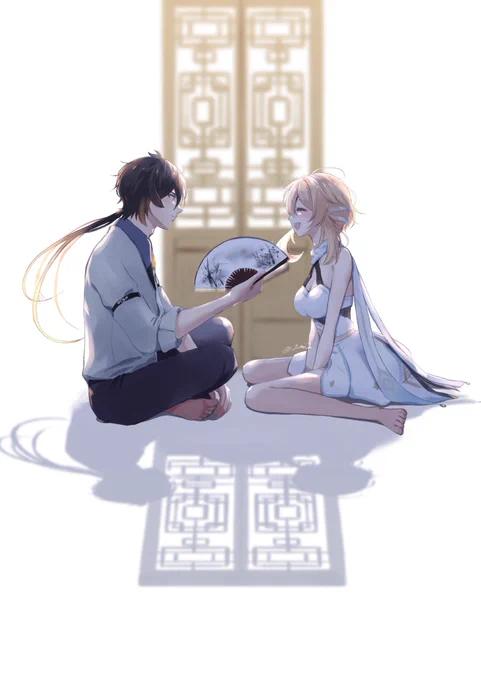 「涼しい〜!」 #鍾蛍 #zhonglumi 