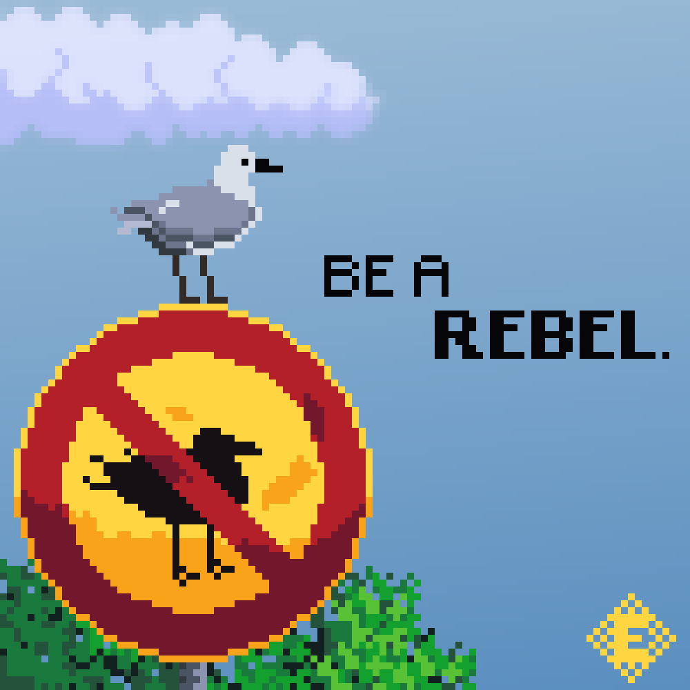 PixelSevinci's tweet photo. Be a REBEL.

#pixelart #aseprite #pixelartist #art #16bitart #8bitart #pixaki #pixelartwork #digitalart #fanart #pixelaesthetics #pixelartsociety #artwork #amatureartist #ドット絵 #픽셀아트 #pixeldrawing #pixelartdesing #pixelarts https://t.co/IzWwND2zRw