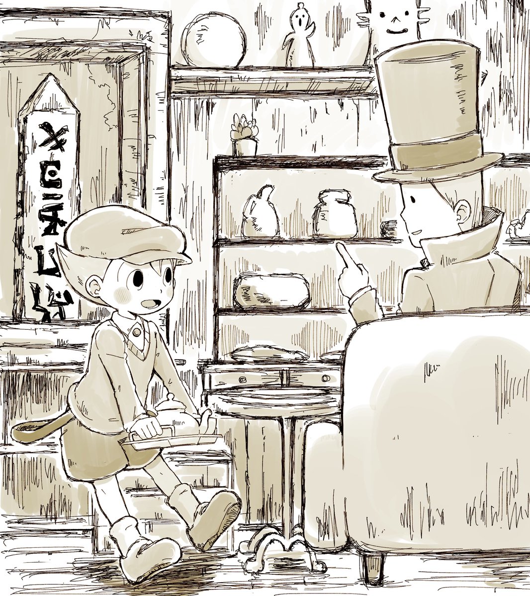 KiwamiMuneko's tweet photo. 師弟 https://t.co/aQNZtpCddL