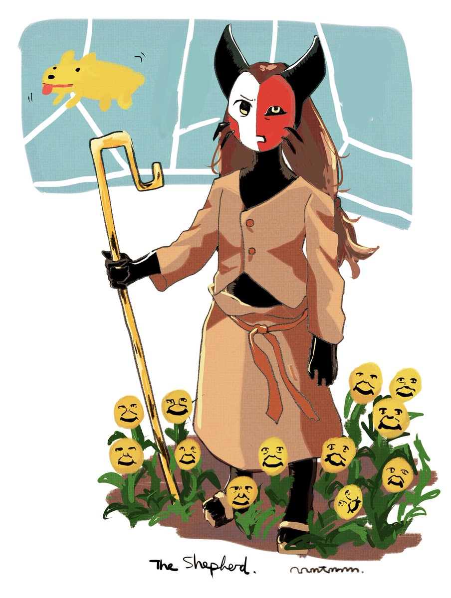 「らくがき 『ENA』のThe Shepherd」|ののもとむむむのイラスト