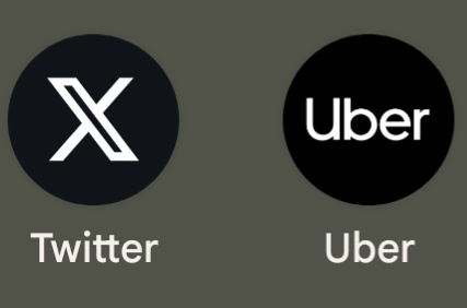 drabunator's tweet photo. Das neue Twitter/X App Symbol verwirrt mich jedes Mal. Denke immer ich bestelle gleich ein Uber. 😂 https://t.co/GmNh2PqgCL