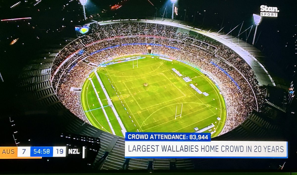 andy_roost's tweet photo. Well done Melbourne…great crowd for a Rugby Union match👏 https://t.co/yXsUOnvOo0