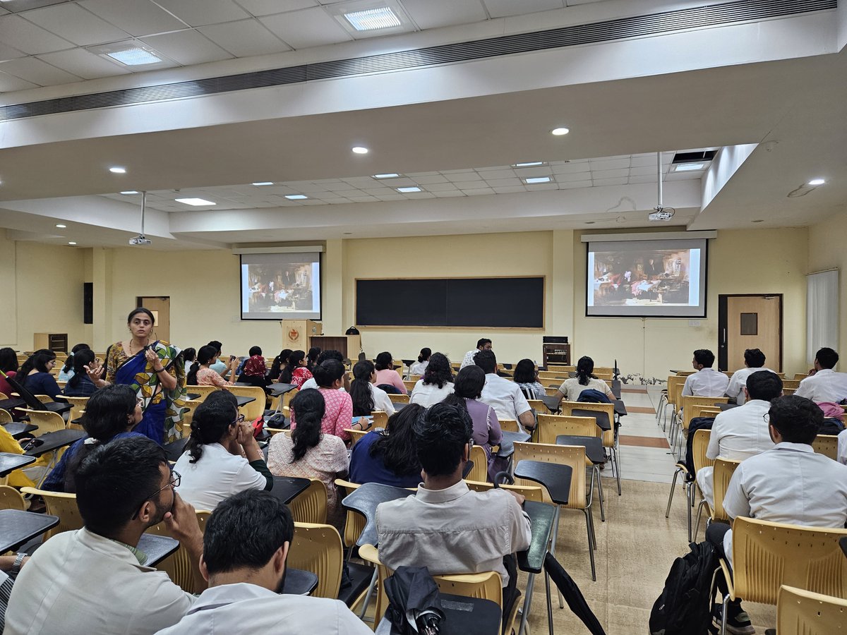 rk_sushma's tweet photo. "The Doctor"
Introducing Humanities in 'Doctor-Patient Relationship'  for First-Year Medical Undergraduates Using Hermeneutics (Sir Luke Fildes painting, 1891) in #AETCOM &amp; #MedED @kmc_manipal @Kirtana05130475 @MKmcmanipal was well taken by the student community @MAHE_Manipal https://t.co/B1nGFSOib1