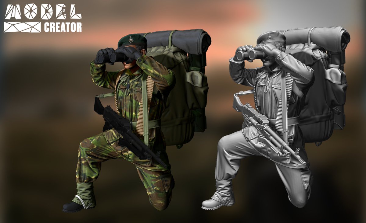 ModelCreatorSL's tweet photo. HMG and a full bergen, a very heavy load.
Visit https://t.co/nv0X95JZHZ and subscribe to the newsletter and social media to learn more. #diorama #scaleminiature #miniatures #infantry #modelfigures #royalmarines #FalklandsWar https://t.co/nQ9HtFGVEX