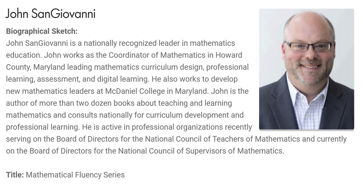 GV BOCES is offering a Mathematical Fluency series with John SanGiovanni! Click the link below to learn more and have access to the registration links. Please share! 🤩👏👨‍🏫#gvbocessit @coach_pgreene bit.ly/41SaCEZ