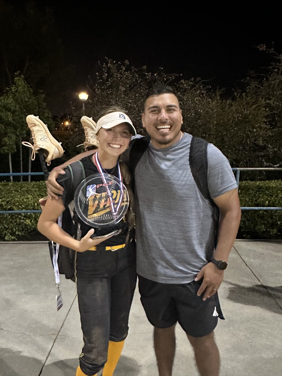AvaFouts's tweet photo. Yesterday, I ended my travel softball career a PGF National Champion!! This was one of the best experiences of my life and I wouldn’t have wanted it to end any other way. Thank you to all of the coaches who have believed in me and pushed me to be my best, I’m forever thankful!! https://t.co/zUhG13a8J7