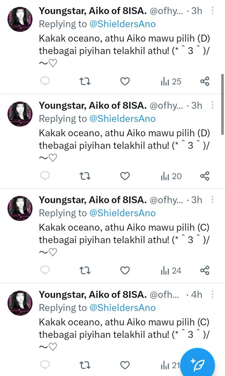 ofhyewon's tweet photo. @ofhyewon ini game abg Ano!! dapet 2277p >< https://t.co/rhELbovYDy