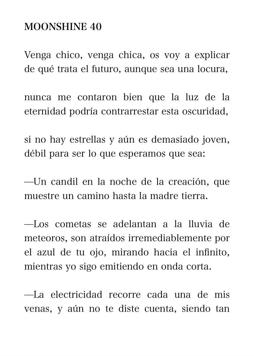 ionztomo16's tweet photo. MOONSHINE 40 por Juan Gago (c)
#venidami #delfuturo #ellenguaje #arte #electricidad #laaspiracion #poesiayluz https://t.co/XEdtg3Q5WS
