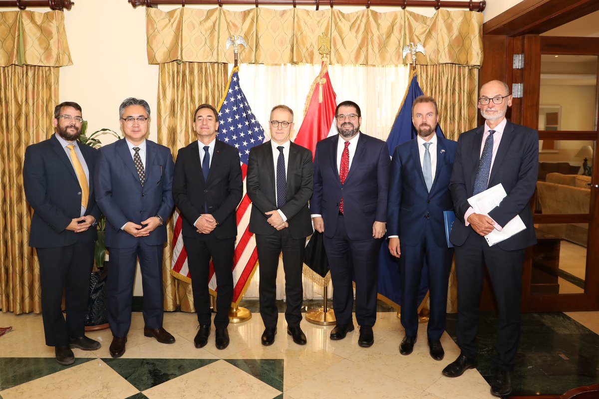 ItalyinIraq's tweet photo. Amb. #Greganti and US CdA Burger chaired the 1st #IECG Ambassadors meeting under 🇮🇹🇺🇸 co-chairmanship. Ready to support 🇮🇶 on banking reform, private sector growth and engagement w/ Int. Financial Institutions for the next semester.
Full statement 👉 https://t.co/URysGLc7wy https://t.co/2GtQHLGIqR