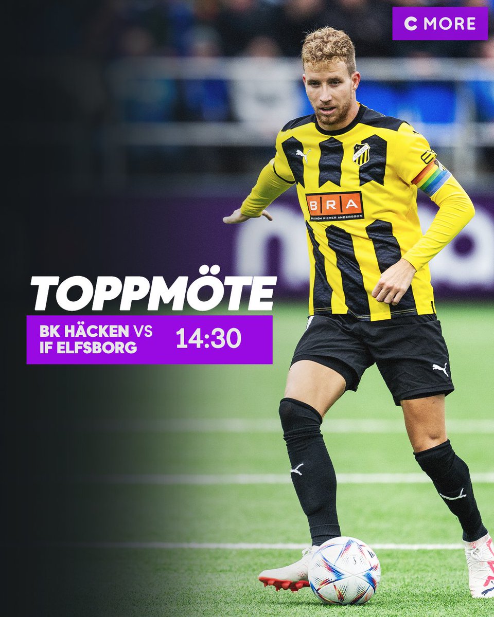Följ toppmötet i allsvenskan 14:30 på C More 🔥 spr.ly/6012PkO6O