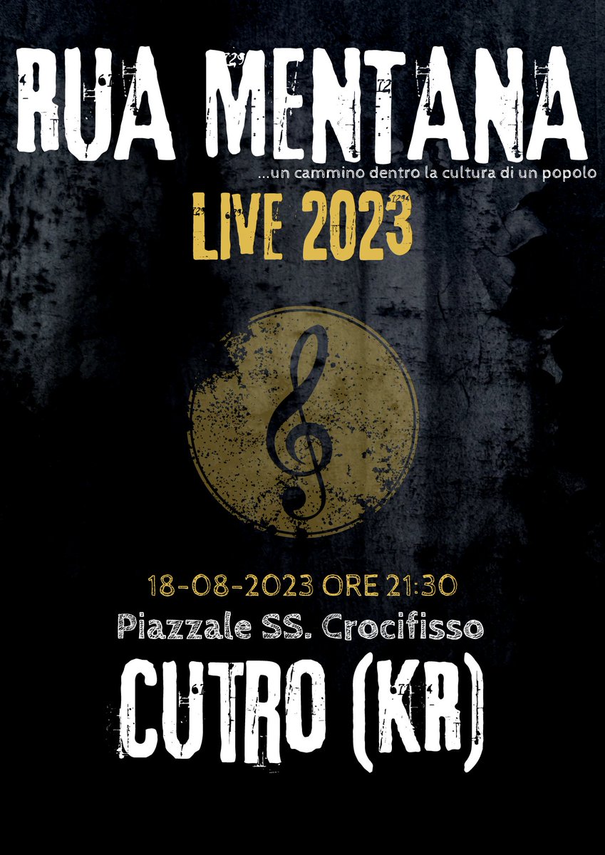 Save the date.....
Estate Cutrese
Piazzale SS. Crocifisso - Cutro (KR) 
18/08 ore 21.30

#calabria #live #cutro #musicapopolare #livemusic #concerto #crocifisso