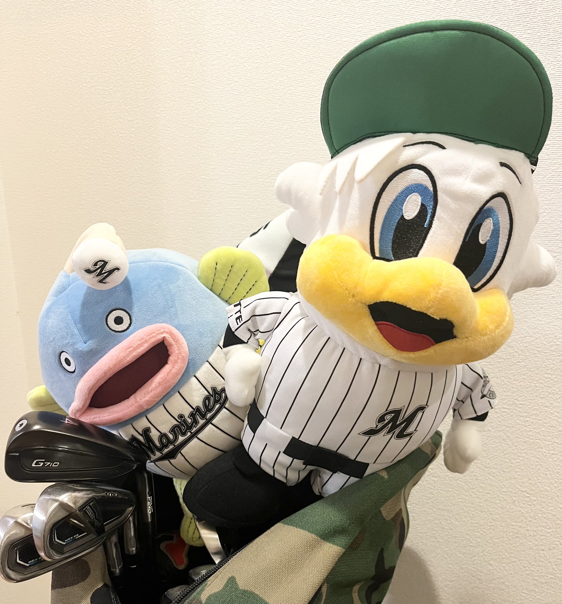 マー君 謎の魚 ヘッドカバー 千葉ロッテマリーンズ