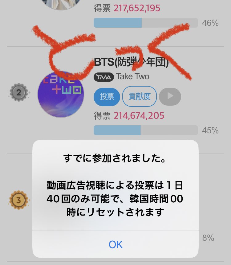 WWMochi1013's tweet photo. 今日の分🗳✨️✨️✨️

Fancast
#SMAでジミンにトロフィーを🏆
#手紙のお礼を届けよう💌

FAN N STAR
 #TMA
 #Take_Two

ペンエン、マジで凄い✨✨✨
最後まで諦めずに頑張ろう(ง🔥Д🔥)ง https://t.co/8CcnXMDG8R