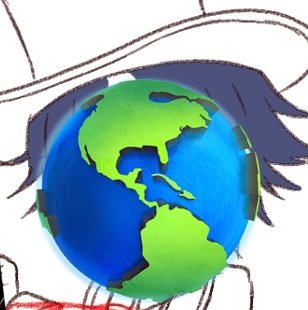 solo hat top hat 1boy earth (planet) male focus white headwear  illustration images