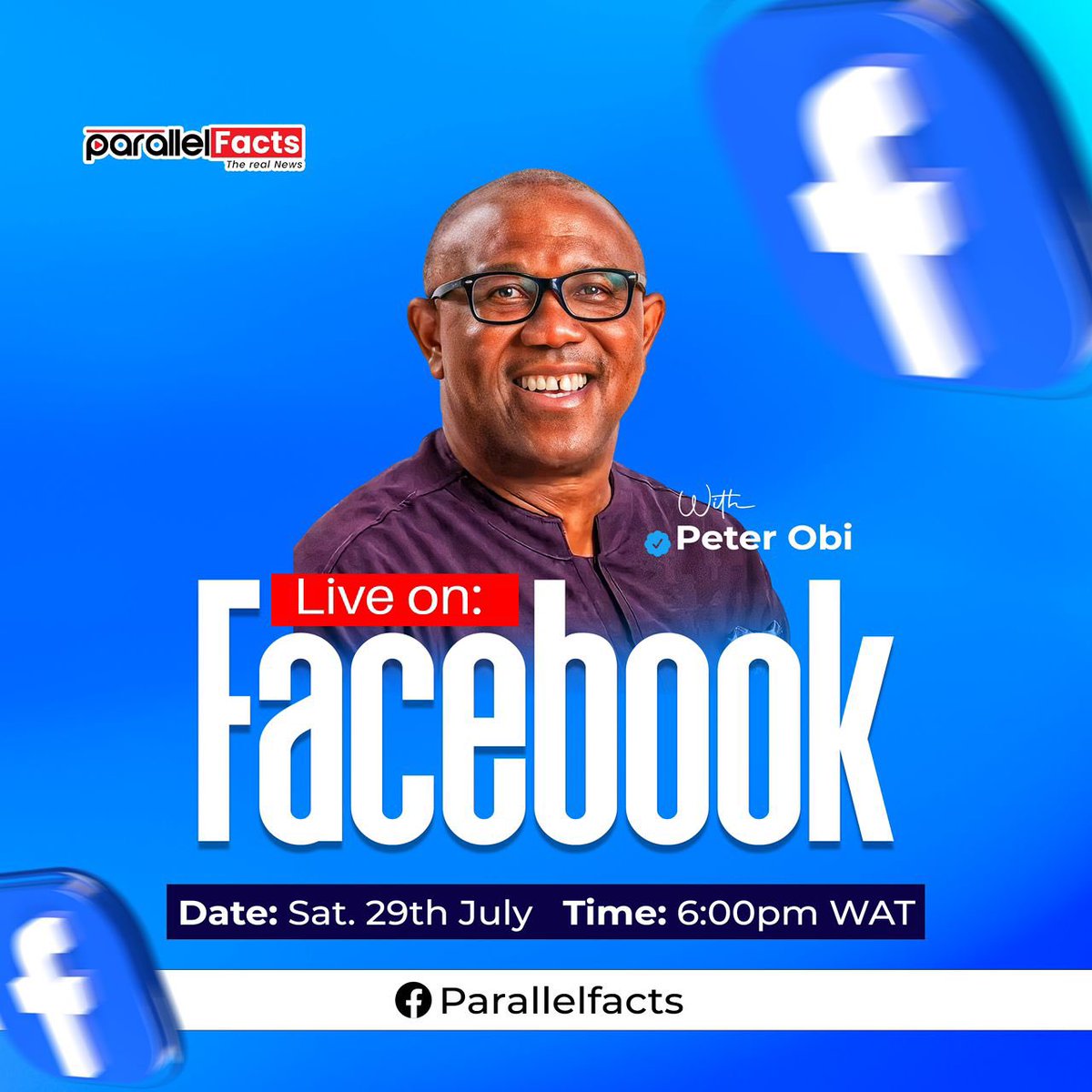 MissPearls's tweet photo. A-R-E  Y-O-U   R-E-A-D-Y????

The People’s President Will Be With Us Today by 6pm 🤸‍♀️🤸‍♀️🤸‍♀️🤸‍♀️

Spread the Word 💪

Anticipate! 🔥

#PeterObiOnParallelFacts https://t.co/KUQHLtSZ3c
