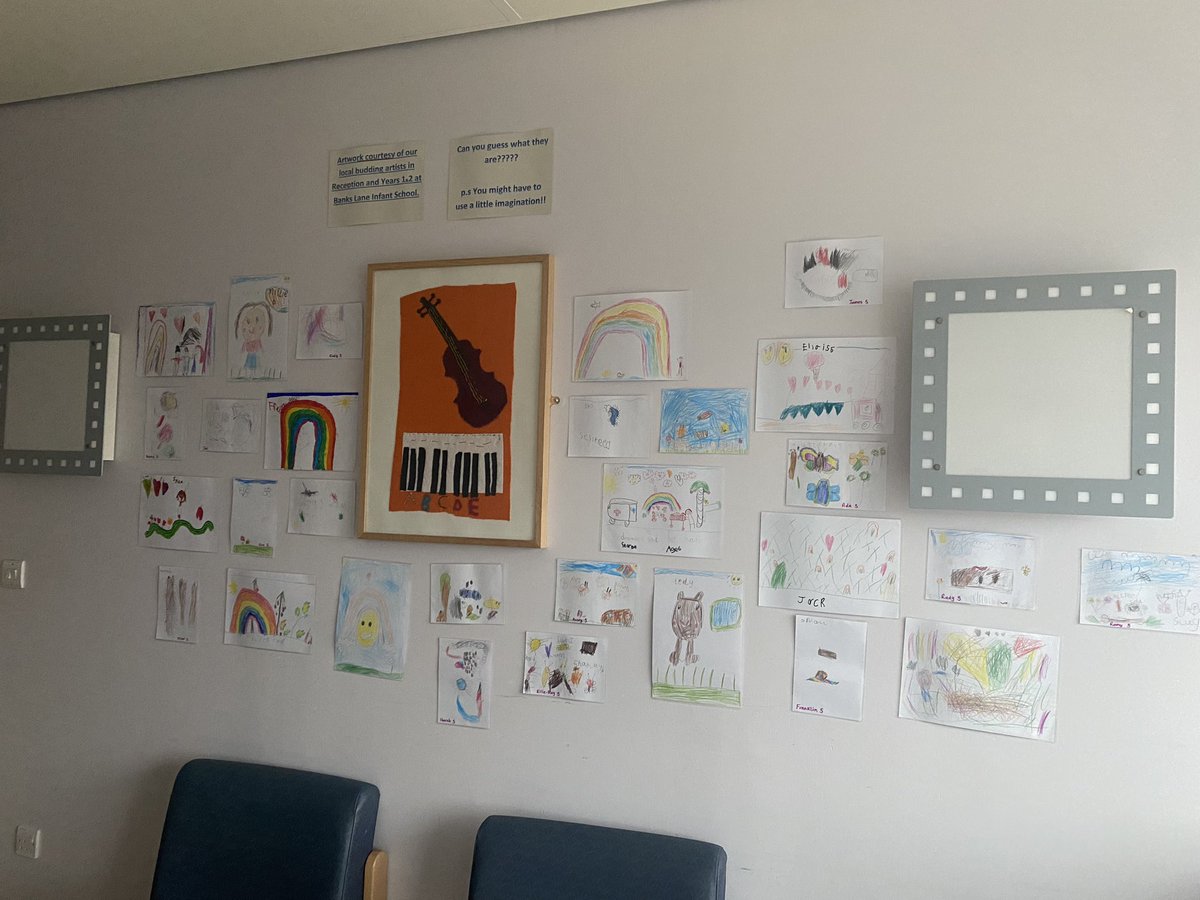 Day Surgery & Pre-Op Steppinghill Hospital, (@day_presurgery) on Twitter photo Huge Thankyou to <a href="/bankslaneinf/">Banks Lane Infants</a> for the amazing artwork from their budding artists in reception and years 1&2 to help brighten up our waiting rooms for our daycase patients waiting to go down to theatre! Lots more to go up! <a href="/StockportNHS/">Stockport NHS FT</a> <a href="/StockportPtExp/">Stockport Patient Experience</a> <a href="/J4OEY/">Joe O'Brien</a> <a href="/ChrisOL05142560/">Chris O'Loughlin</a> Huge Thankyou to <a href="/bankslaneinf/">Banks Lane Infants</a> for the amazing artwork from their budding artists in reception and years 1&2 to help brighten up our waiting rooms for our daycase patients waiting to go down to theatre! Lots more to go up! <a href="/StockportNHS/">Stockport NHS FT</a> <a href="/StockportPtExp/">Stockport Patient Experience</a> <a href="/J4OEY/">Joe O'Brien</a> <a href="/ChrisOL05142560/">Chris O'Loughlin</a>