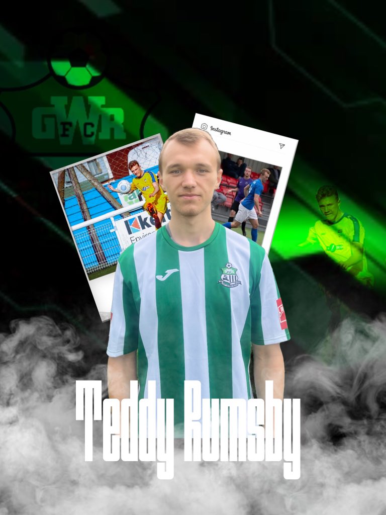 🟢⚪️New Signing⚪️🟢

Making the switch from <a href="/EnsignOfficial/">White Ensign FC</a> is Teddy Rumsby. 

Welcome Ted