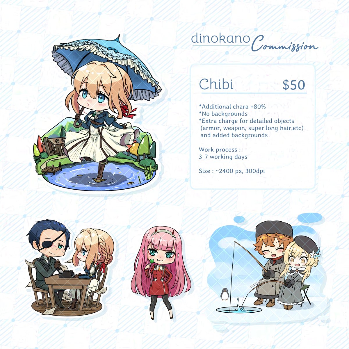 dinokanoo's tweet photo. 🌟COMMISSION OPEN🌟

[Shares &amp; RT are much appreciated 🙏🙏🙏]
Hello, dino here, I'm opening commission for August and September.
If anyone is interested, feel free to DM me 🤗
Thank you💕

*ToS in reply
#commissionopen #commission https://t.co/JqvHenkfzD