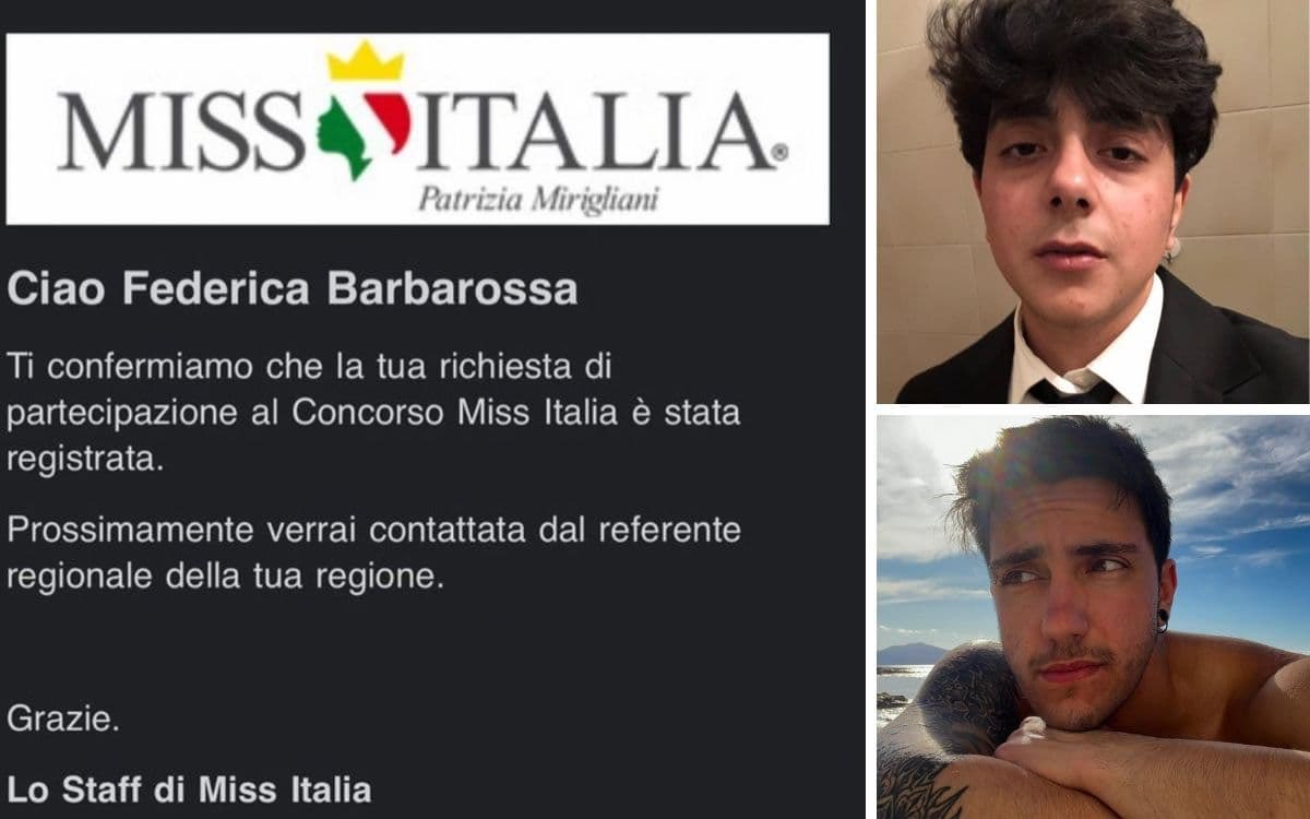 Más de 100 hombres trans se inscriben a Miss Italia ante veto a mujeres trans,  en un acto de protesta contra la política del certamen que prohibió la participación de mujeres trans bajo el argumento de que todas las concursantes debieron “haber nacido mujeres”