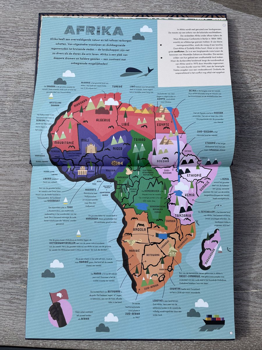 leesknokploeg's tweet photo. 📚 Afrika 📚

Afrika is een informatief kinderboek over alle verschillende culturen, geschiedenissen en helden uit de landen in Afrika. Het werelddeel bestaat uit wel 54 landen, maar toch wordt er vaak over Afrika gepraat als één groot geheel. Geschreven door Kim Chakanetsa. https://t.co/k5w7ULqYx3