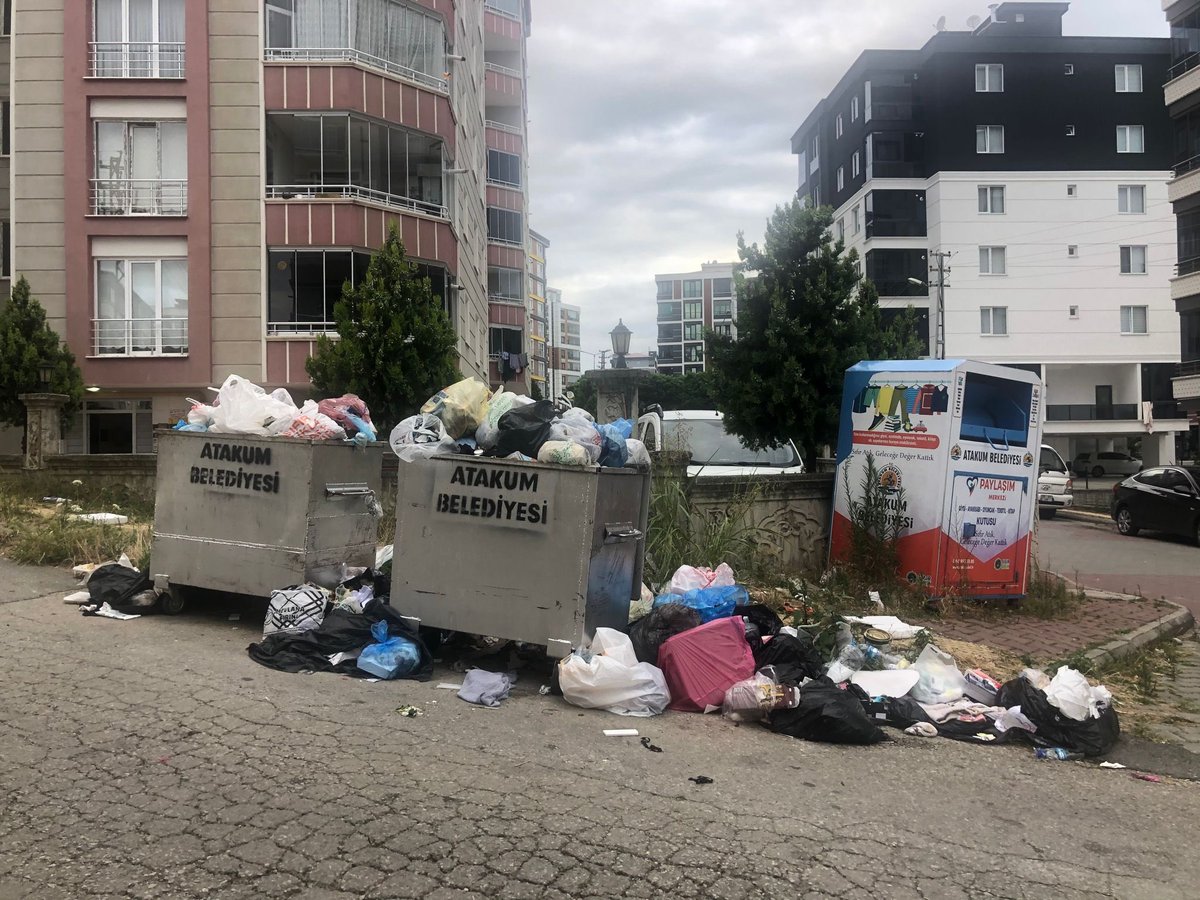 3306 sokak ATAKENT Atakum BU HALDE CEMİL BAŞKANIN DİKKATİNE..