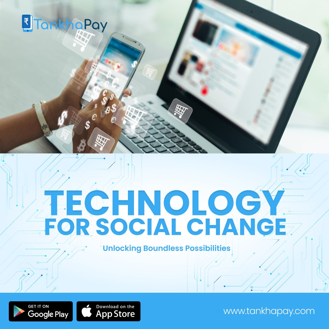 TankhaPay's tweet image. Join us in embracing technology for social impact. Together, we can drive positive change and
create a brighter future for millions.

#TechForGood #SocialImpactTech #DigitalEmpowerment #PositiveChange #TankhaPay
#sociallyresponsibleemployer  #sociallyresponsiblebusiness