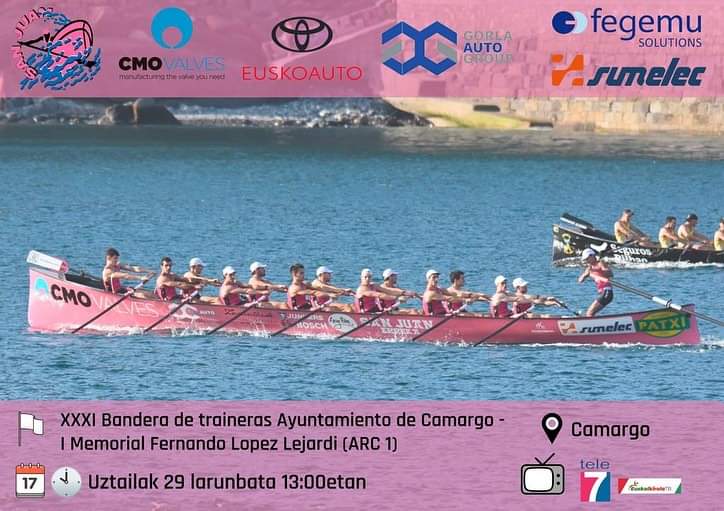 ASTEBURUKO AGENDA!📆

Bihar larunbata ERREKA ontzia Camargoko  banderaren lehian edukiko dugu.

13:00tan emango zaio hasiera estropadari.

Astebururo bezala estropada etxetik ikusteko aukera edukiko duzue, Tele7 eta EuskalkirolaTB-ri esker.

AUPA SAN JUAN!
<a href="/Fegemu_Automat/">Fegemu Solutions</a>