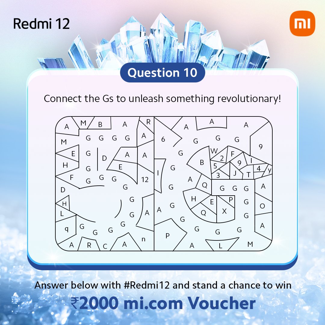 RedmiIndia's tweet photo. 📢 #Giveaway Alert: Question 10

Answer below using #Redmi12 5G and stand a chance to win ₹2000 https://t.co/cwYEXedZWw voucher. 😍

Only 2 more questions to go! Be here tomorrow for the next question! https://t.co/SKiqkrv2CF