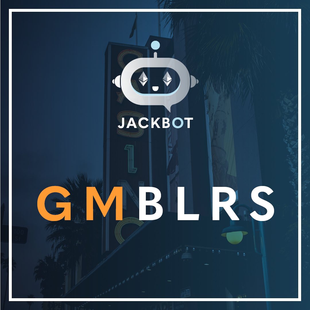 Goodmorning Gamblers!
Feeling lucky today?

Our website is now live!
jackbot.win

Token launch pending ⏳⏳

#gamblefi #arbitrum $unibot