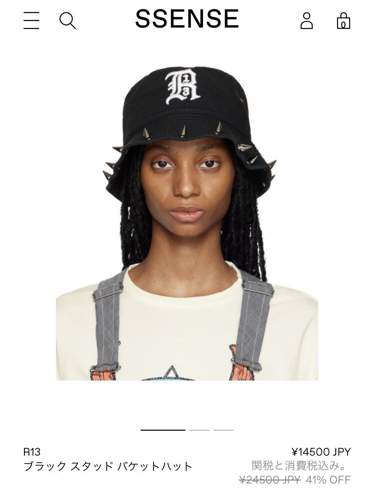 HINATA バケハ R13 Studded Bucket Hat #XG #HINATA #ALPHAZ