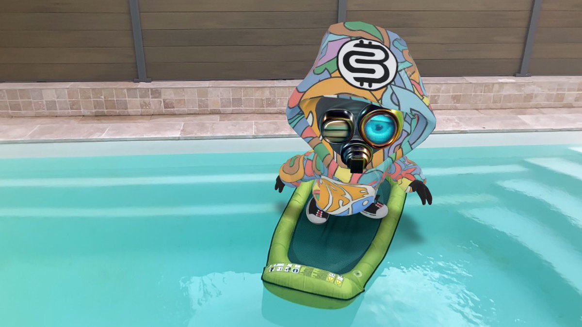 MGBR08's tweet photo. gM all 🎭☯️🤖🙏🏾🌈🍀💚
DAy21 (suite) - Les vacances de #BULBi
BULBi s’est bien amusé à la piscine ☀️
Ensuite, il nous a fait une démonstration de ses talents de percussionniste🪘
#bMSE #AugmentedReality #3D #Avatar on @Sketchfab by @BullBiDoo & @TheBULBiMasks https://t.co/IHlf0RfQY7