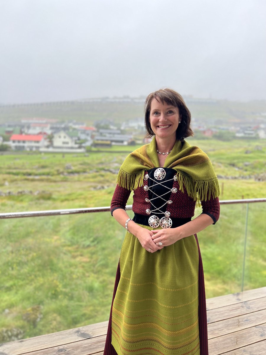 Today is St. Olaf's day - Ólavsøka - the National Day of the Faroe Islands.

The national celebration has started - and we dress in our Faroese national costume.

Góða Ólavsøku! 🇫🇴

#FaroeIslands #Ólavsøka