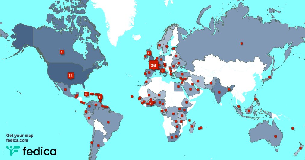 Nous avons 8 nouveaux abonnés, de États-Unis 🇺🇸, et plus la semaine dernière. Voir fedica.com/!NewZIKradio