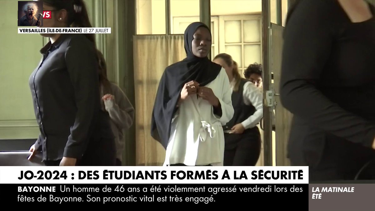 J.O 2024 :
m@cron embauche des étudiants qui seront formés à la sécurité, pour accueillir les spectateurs du monde entier 😊