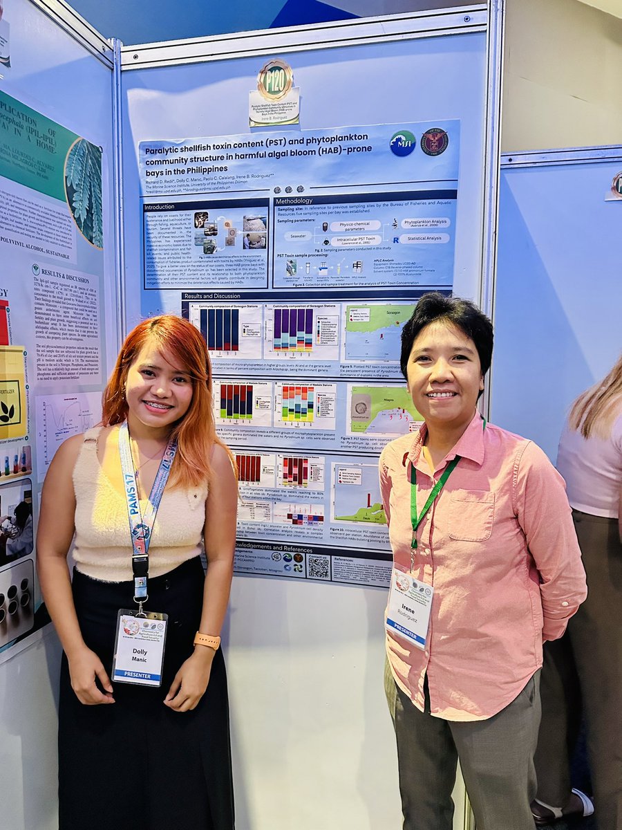 msi_ibrlab's tweet photo. @LikasKaia @richardredil And it's a wrap for #37PCC
Our In-House RA, Dolly (@LikasKaia), and Dr. Rodriguez (@IBRonFire), during the poster sessions, as they contribute to this year's theme, "Chemistry for Agriculture 4.0 and Food Security".
Thanks for joining us, and sea you in Davao for the #38PCC https://t.co/KO6nT8on51