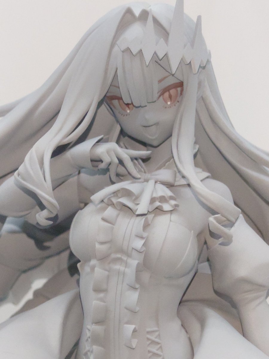 バーヴァン・シーのフィギュア原型展示。このクオリティはモルガン陛下