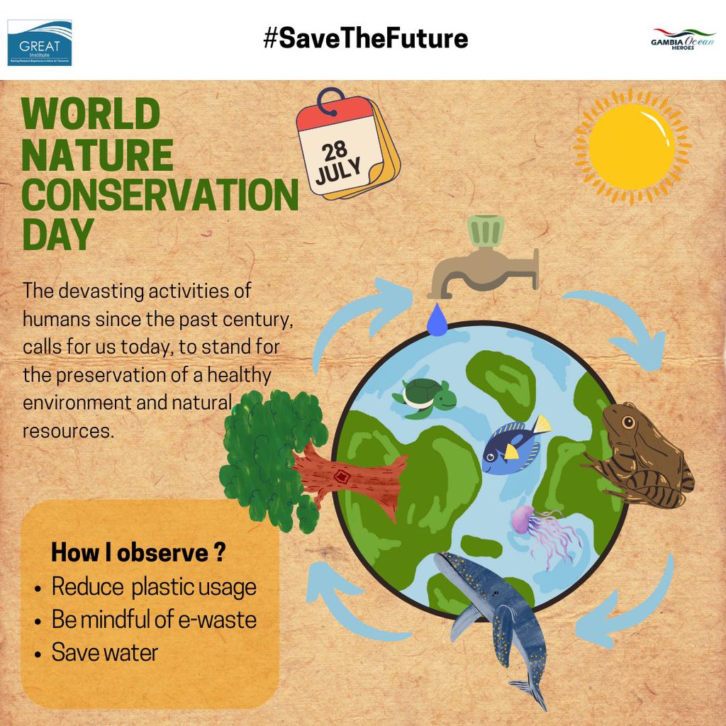 Happy #WorldNatureConservationDay