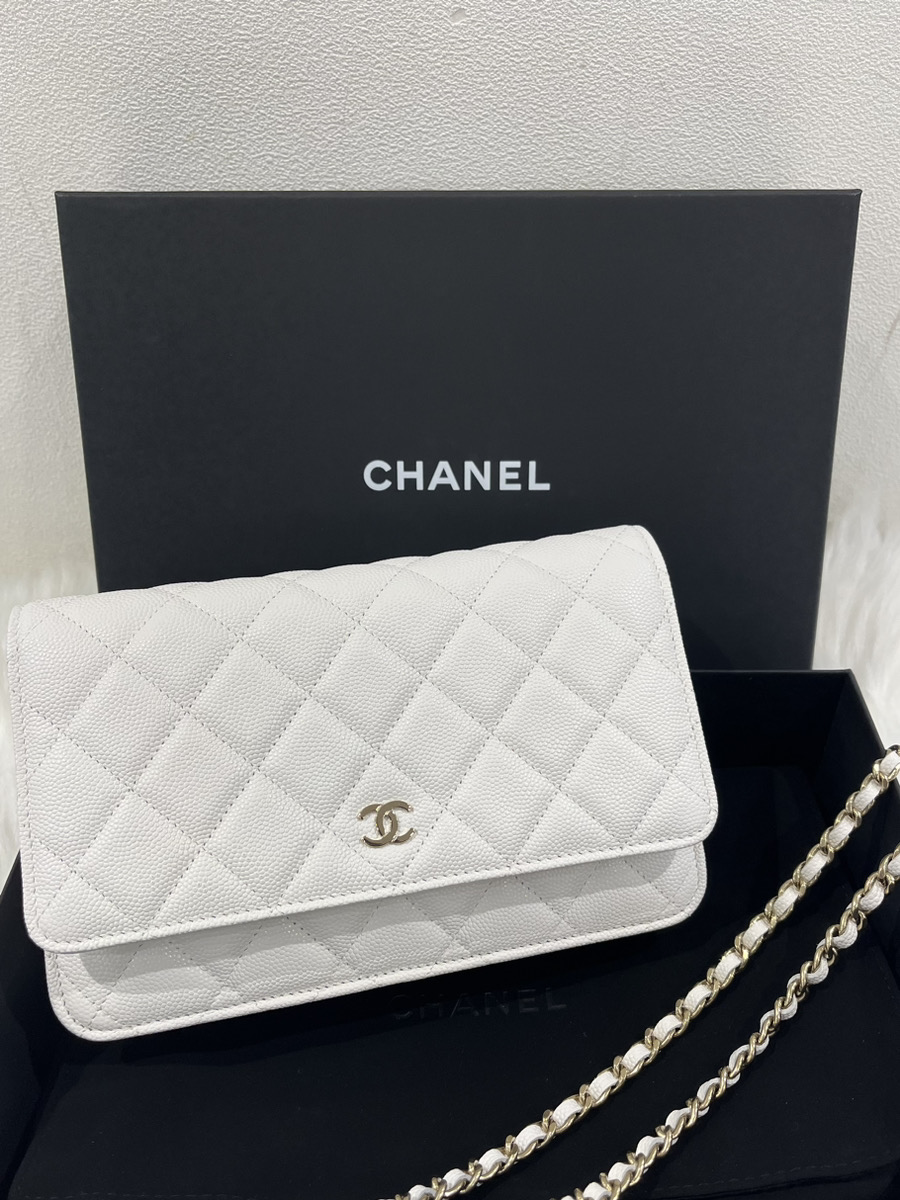 シャネル マトラッセ クラシックチェーンウォレット✨清潔感とシンプル