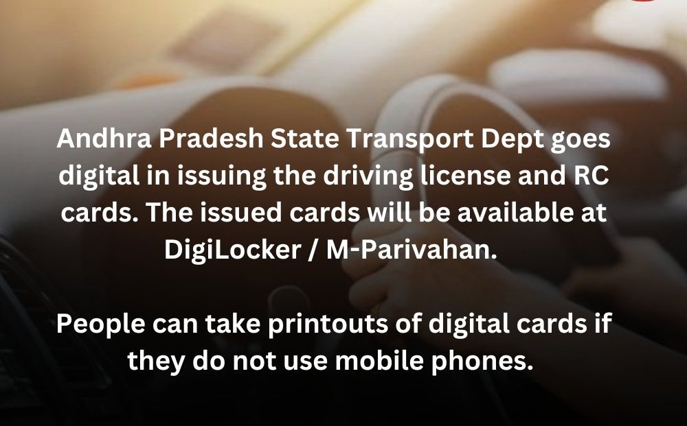Farmer203_off's tweet image. #APtransport dept goes digital.
#AndhraPradesh