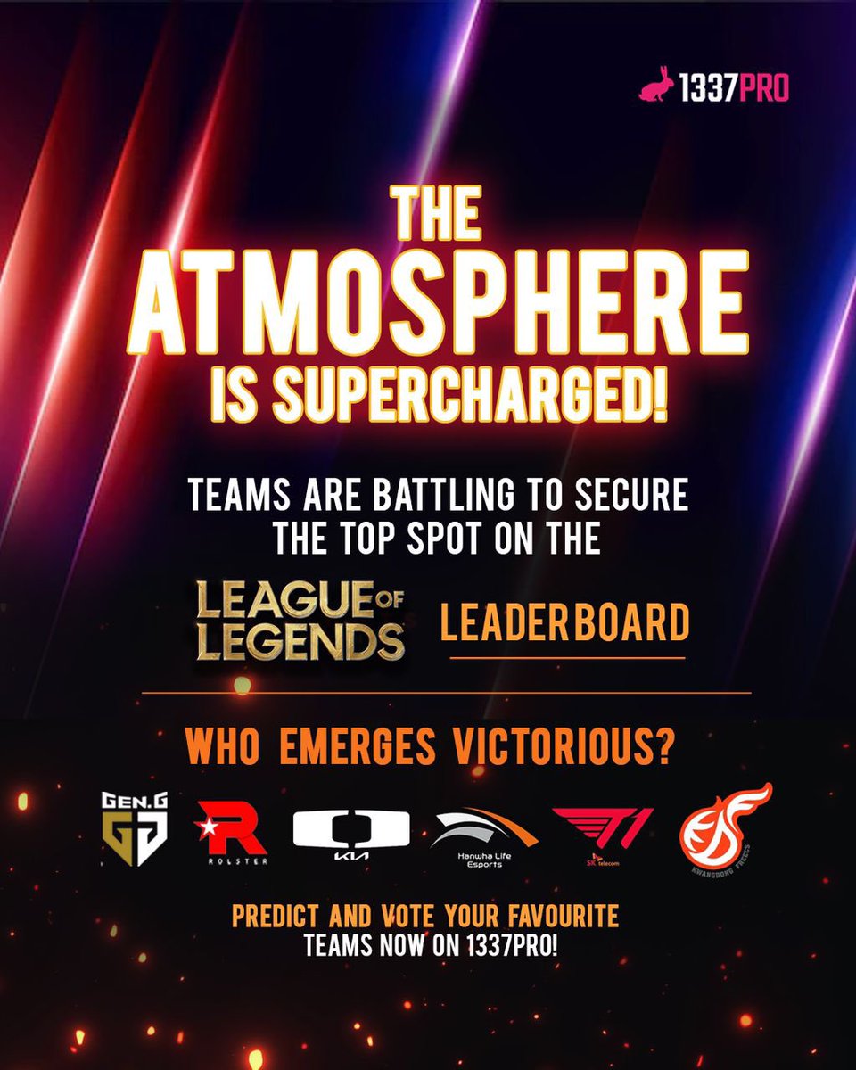 Tizbami's tweet photo. Guyssssโฆ the League of the legends games is still on๐๐ฝ๐๐ฝ
Who do you think is going to win?
Predict and Vote your favorite on https://t.co/mldOw5AOa8 and stand a chance to win amazing prizes.
#1337pro https://t.co/6r86m4kV4T