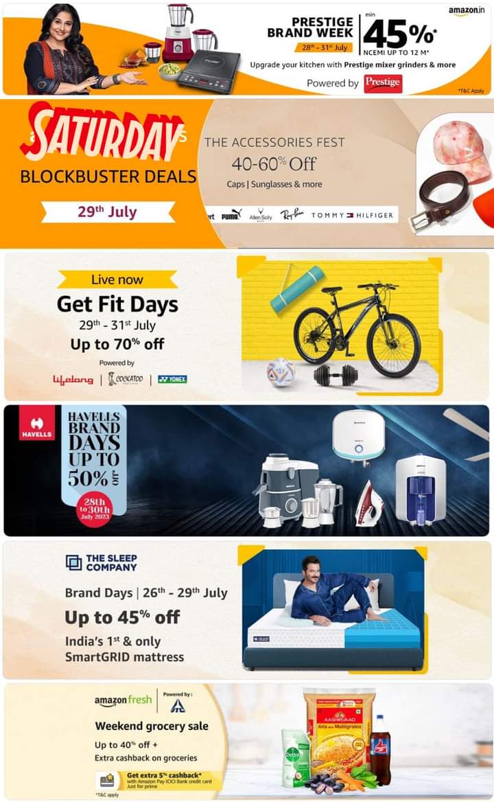 Soppingeasyin's tweet photo. BLOCKBUSTER DEALS OF THE DAY 🔥

⏲️ Prestige Brand Week ⚡️ Min. 45% Off 
– Live till 31st July
– Upgrade your kitchen with Presige Mixer Grinders and more
👉 Shop Now https://t.co/7mGG3ZJt9U
#blockbuster #deal #offers #onlineshopping https://t.co/ekqEmnToJp