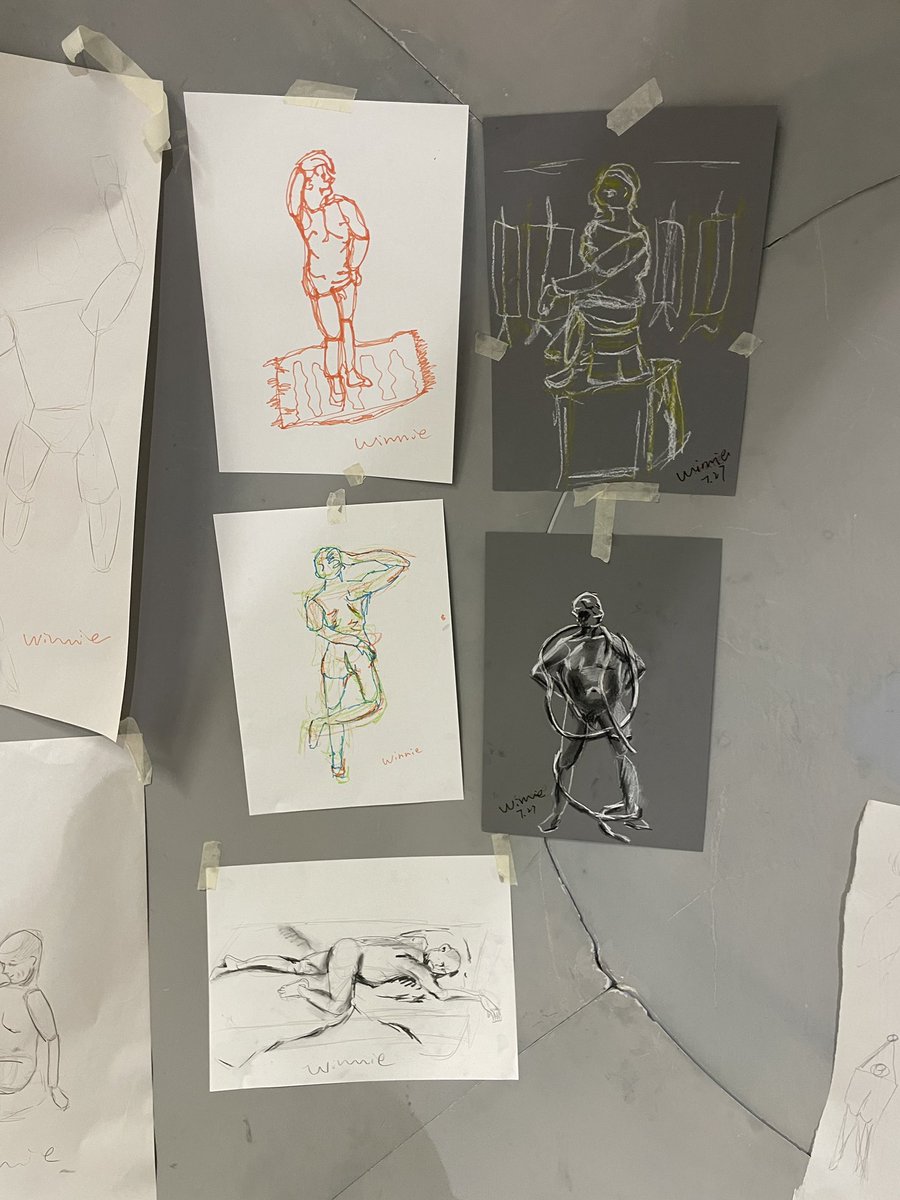 LifeArtLJMU's tweet photo. Fantastic drawings from a recent Life Art class for the @ljmuarts International Summer School
#lifeart #lifeartist #lifedrawing #illustration #observationaldrawing #observational #art #anatomy #sketch #sketching #artschool #figuredrawing https://t.co/y97vAIj6a4