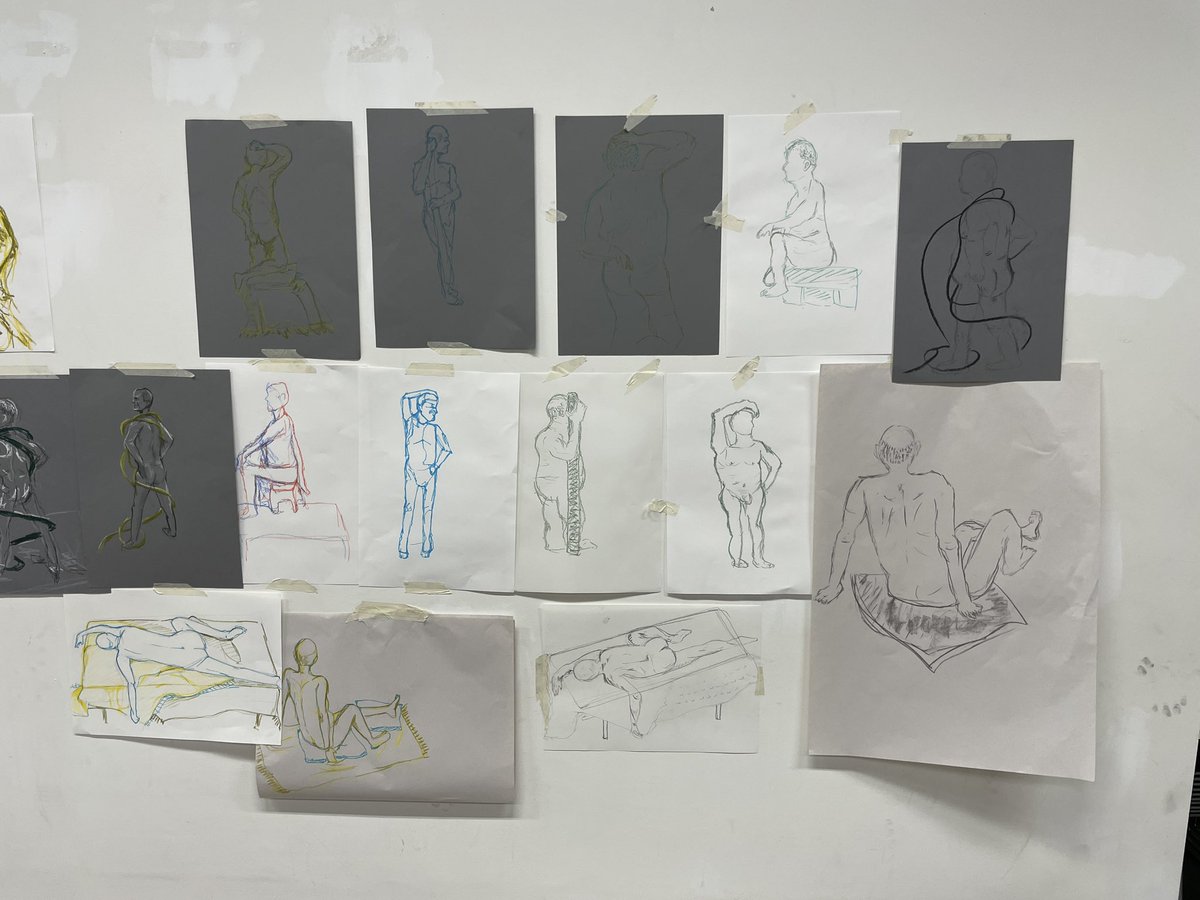LifeArtLJMU's tweet photo. Fantastic drawings from a recent Life Art class for the @ljmuarts International Summer School
#lifeart #lifeartist #lifedrawing #illustration #observationaldrawing #observational #art #anatomy #sketch #sketching #artschool #figuredrawing https://t.co/y97vAIj6a4