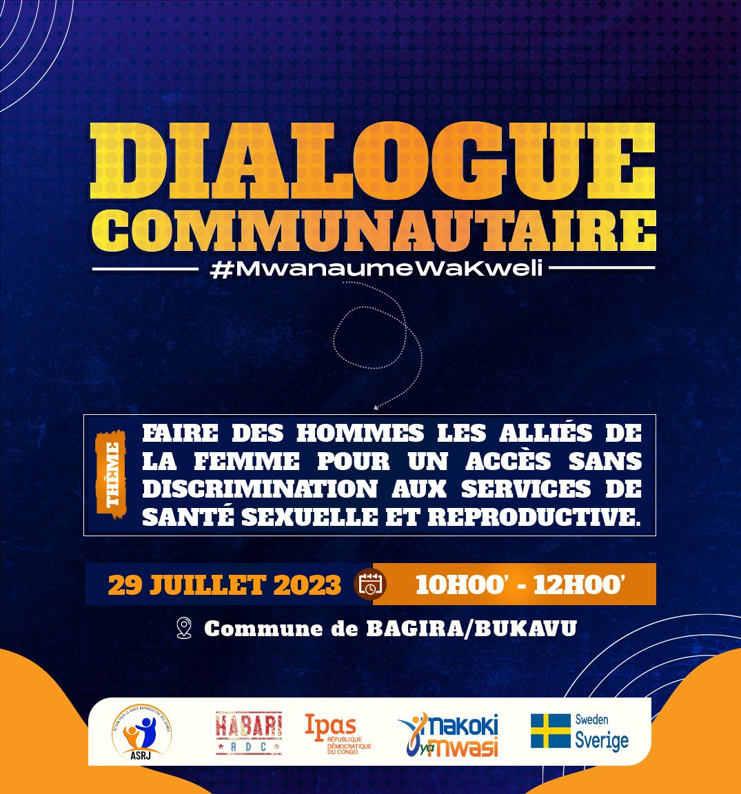 JBodila's tweet photo. #MasculinitéPositive 

Nous discuterons et engagerons  les #hommes, leaders communautaires du quartier #Ciriri/Bagira sur leurs rôles dans #réduction des #violences_sexuelles, l'accompagnement des survivantes depuis la #dénonciation jusqu'à la #réparation et #reinsertion sociale. https://t.co/w2SkbB1IPc