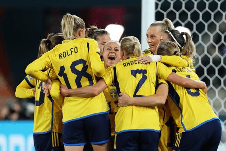 Sweden 👌🏻 Three goals in 6 minutes! #SWE #FIFAWWC