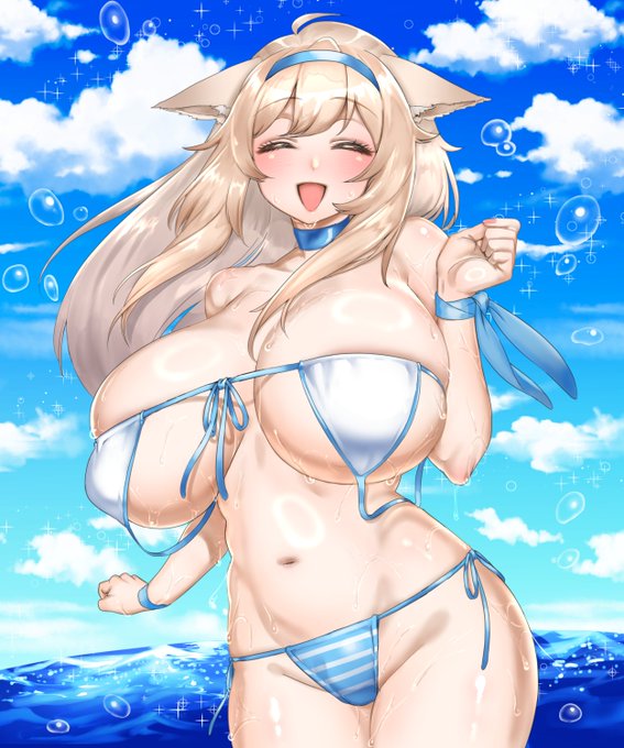 うちのこの逆ビキニ 