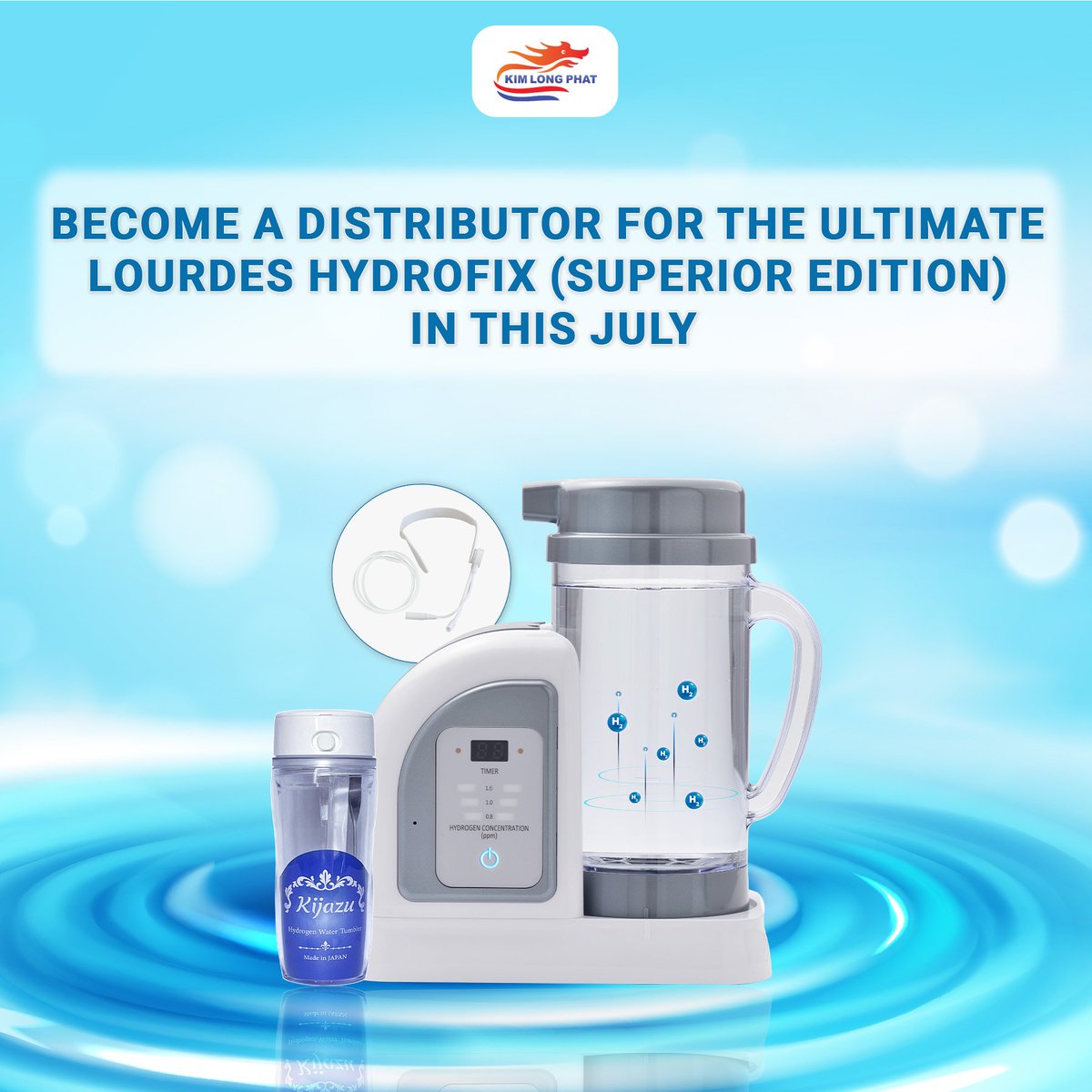 KimLongPhatCorp's tweet photo. ✨Become a distributor for the ultimate Lourdes Hydrofix (Superior Edition) in this July✨
https://t.co/oPlOr1wJ54
#LourdesHydrofix #KimLongPhat #H2Factory #Hydrogenwater #Vietnam #Asia #Japan #HydrogenInhalation #SmartwaterSolution https://t.co/MGvqM1573j