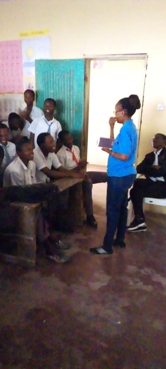 AjendaKenya's tweet photo. We conducted a sensitization on Adolescent Sexual Reproductive Health Rights at Junda High School. The aim is to ensure that the adolescents can have healthy and meaningful relationships to avoid unplanned pregnancies and sexually transmitted infections. https://t.co/v16r4YzAzj