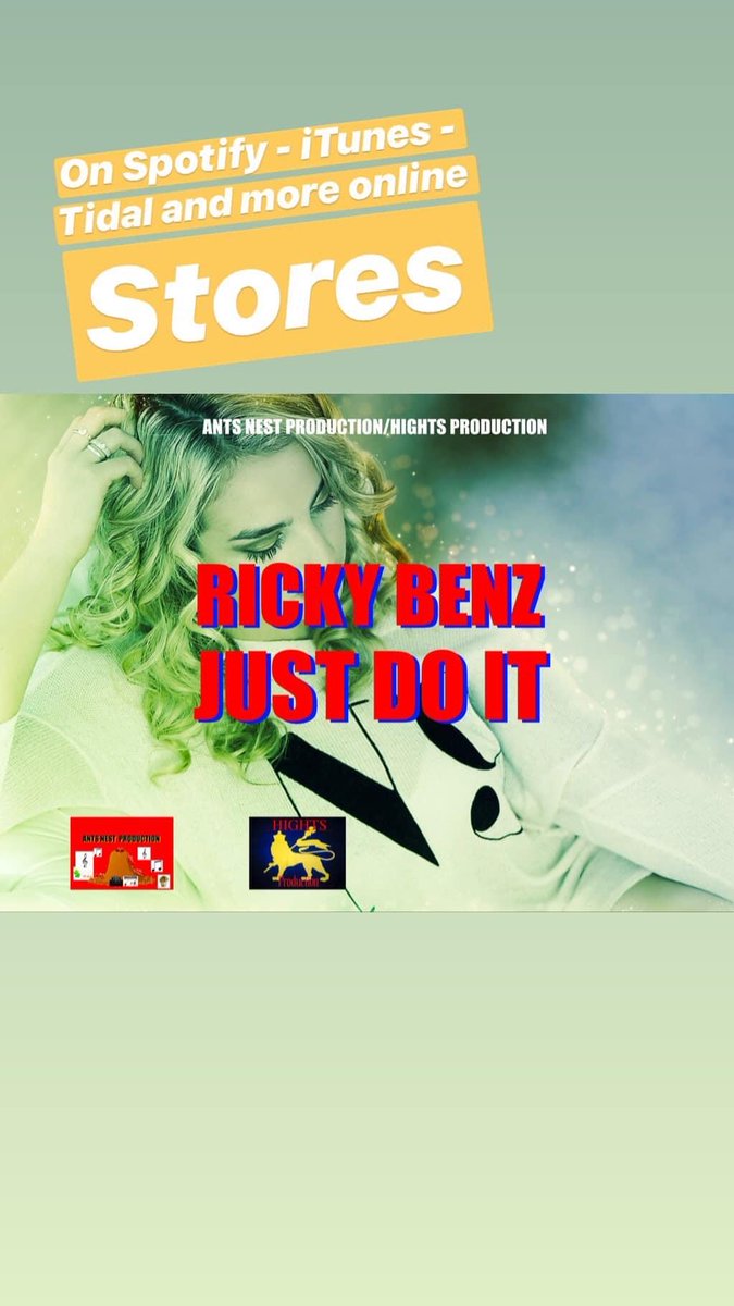 Just Do It - Flyer check out the Song on Spotify-iTunes-Tidal and more online Stores. #rickybenz #justdoit  #itsallgood  #iTunes
#spotify #Tidal #Reggae
#Dancehall #hightsproductionfanpage #hightsproduction